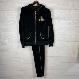 BCBG Black and Gold Tracksuit